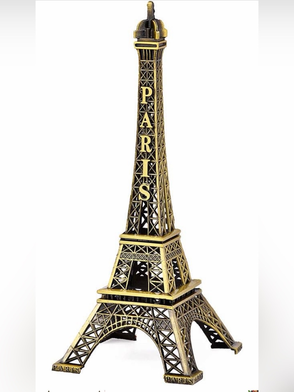 $3 w/ Bundle-Gold Paris Eiffel Tower